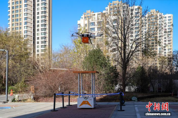 天津启用首条常态化无人机送血航线 搭建“低空生命线”